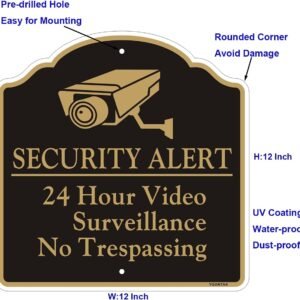 Comparing outdoor security camera signs sheenwang 2pack and ticonn p455w02d