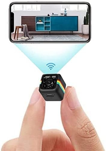 Hidden Spy WiFi Wireless Camera Mini Home Security Camera Small Cam,Home Camera for Pet/Baby,Outdoor/Indoor Camera Wireless,for Mobile Phone Applications in Real Time