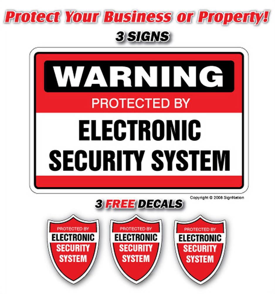 Protect Your Home with Security Signs and Decals